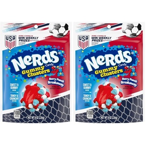 image:imageNERDS Gummy Clusters Candy Berry Punch Breakaway Summer Gummy Candy 8 oz8 OZ Pack of 2