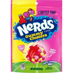 image:imageNERDS Gummy Clusters Candy Cherry Lemonade Crunchy and Gummy 8 oz