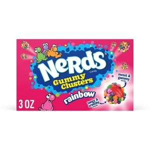 image:imageNERDS Gummy Clusters Candy Rainbow Crunchy and Gummy 3 oz3 Ounce Pack of 1